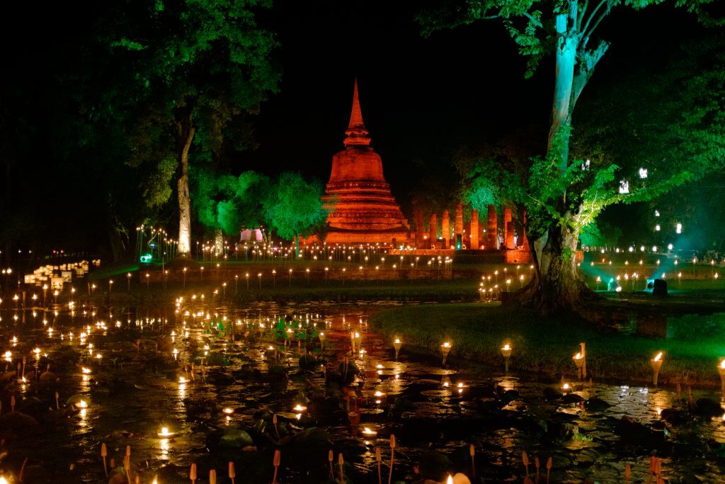 Wat Sa Si de nuit